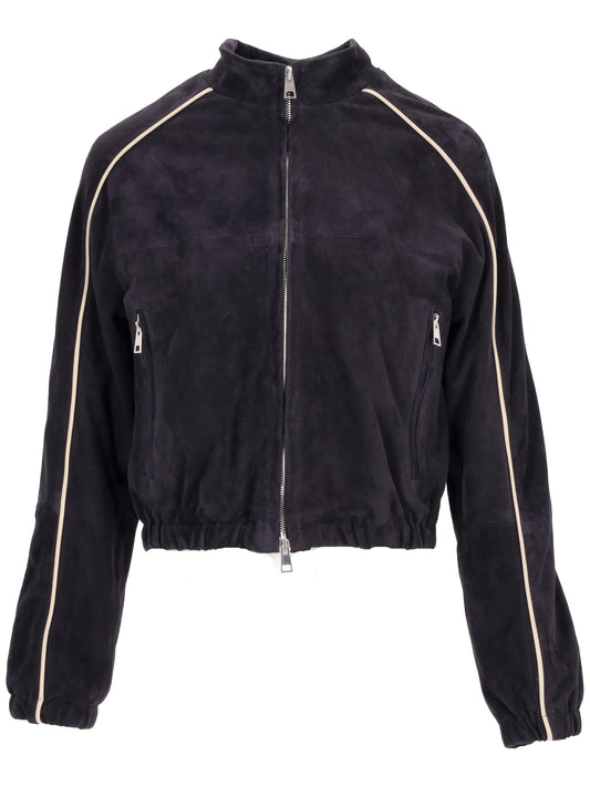 leather bomber