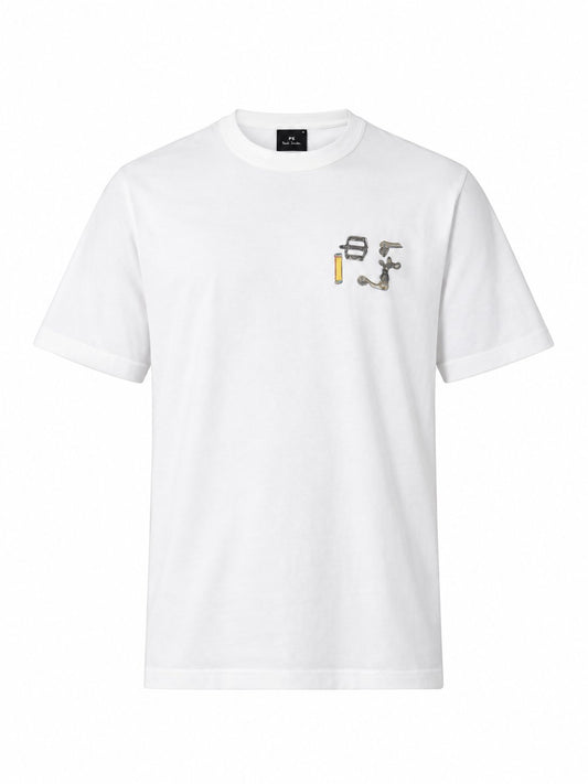 MENS REG FIT T SHIRT BIKE PARTS