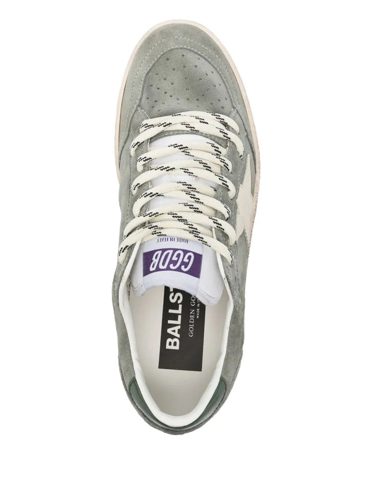 BALLSTAR SUEDE UPPER TOE AND SPUR LEATHER STAR AND HEEL