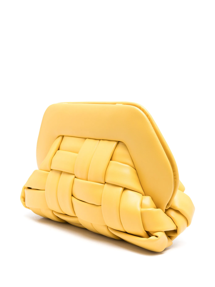 Tia Weaved clutch bag