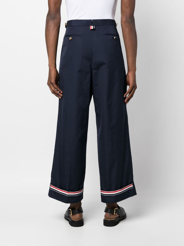 RWB-stripe tailored trousers