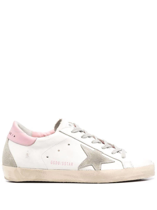 SUPER-STAR LEATHER UPPER AND HEEL SUEDE STAR AND SPUR CREAM SOLE