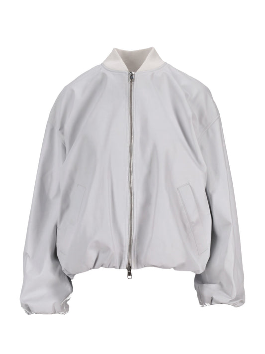 LA ROSE bomber nappa bianco