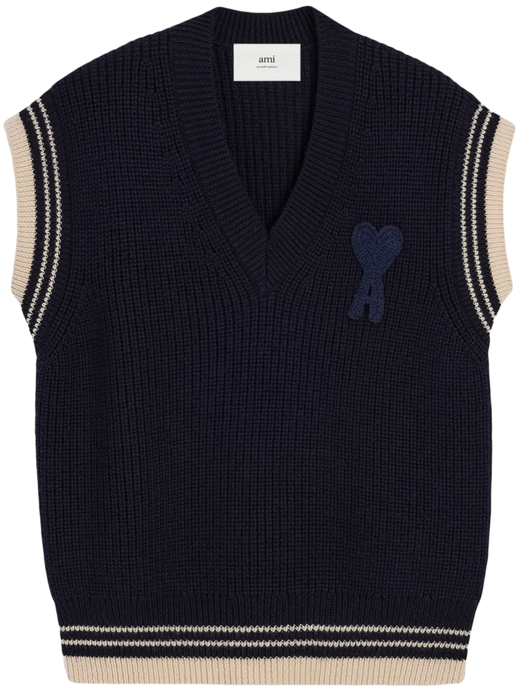 Ami de Coeur knitted vest