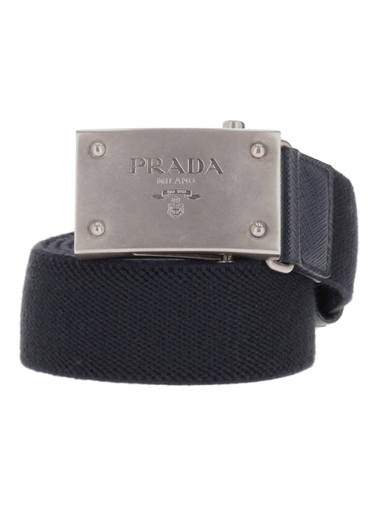 PRADA logo-buckle belt
