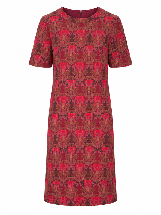 LAURA URBINATI short sleveless dress brown