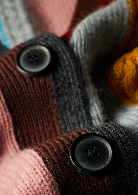 WOMENS KNITTED CARDI BUTTON THRU