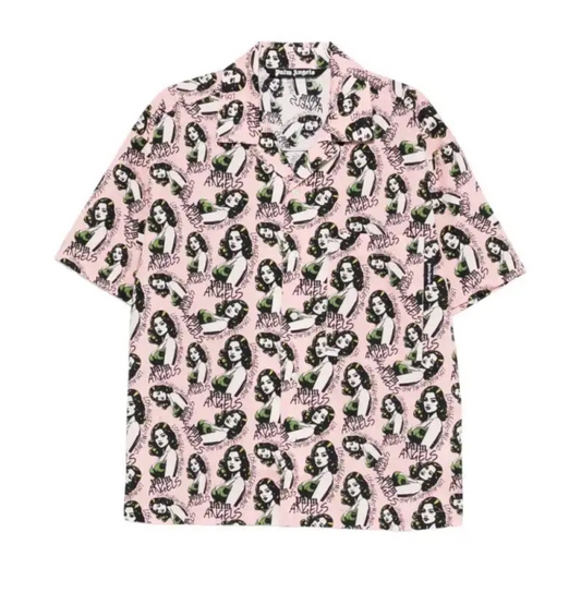 PINUP ALLOVER LOOSE BOWLING  SHIRT