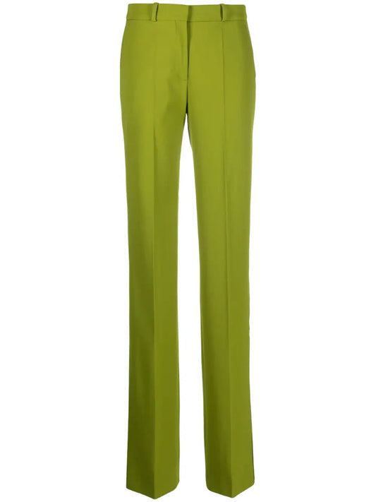 DEL CORE pressed-crease straight-leg trousers