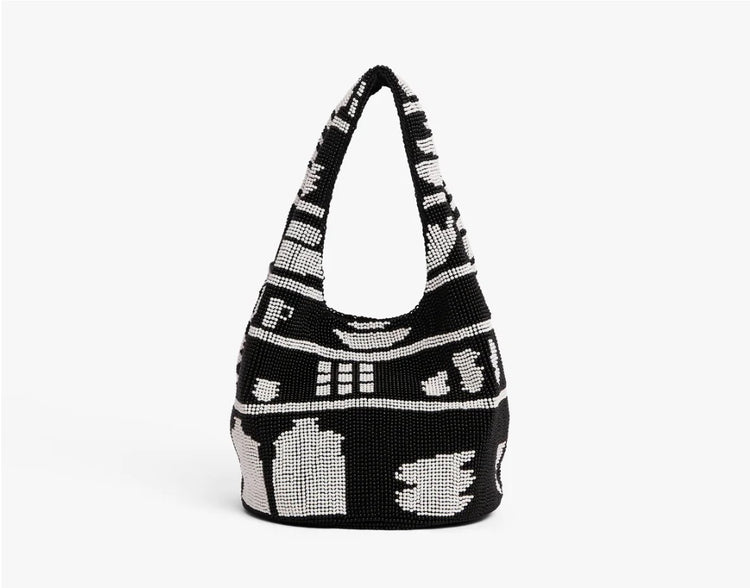 MINI BEADED SHOPPER