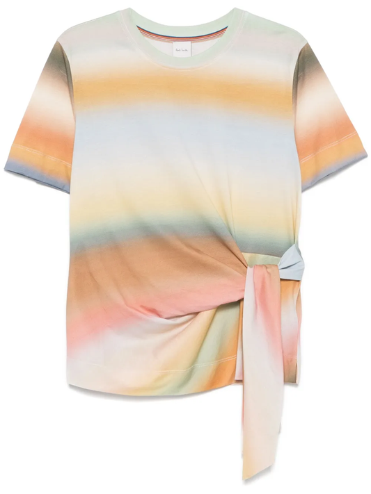 gradient-print T-shirt