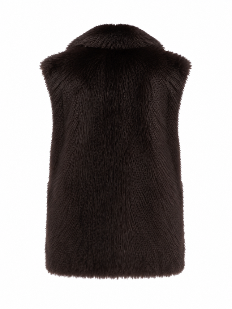 GILET MONTONE PELO LUNGO