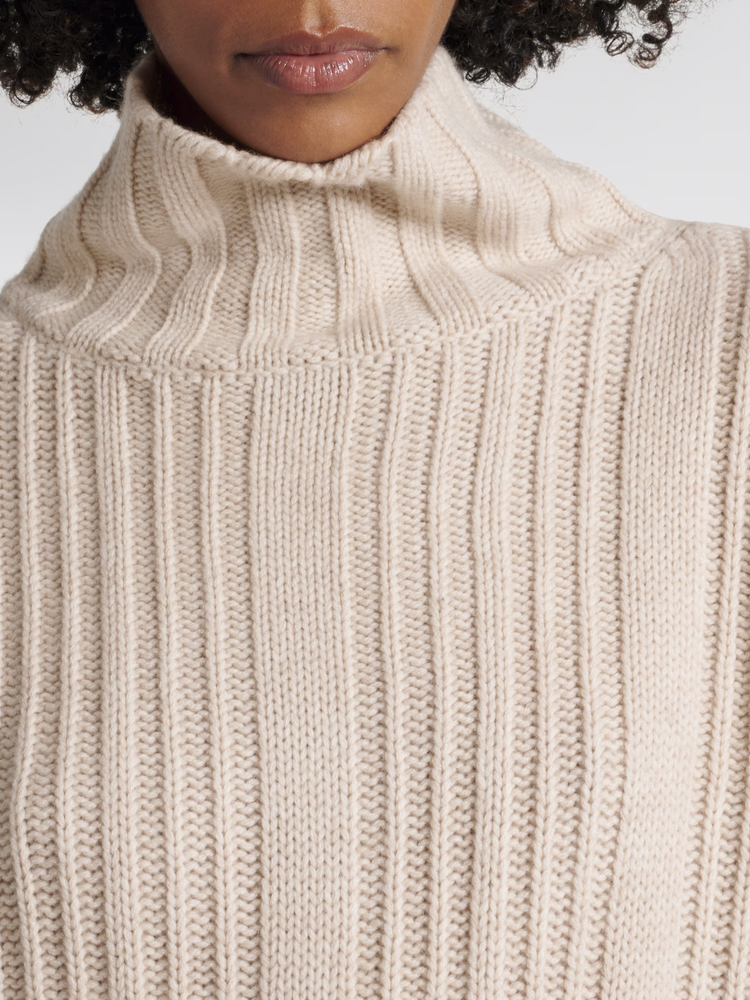 Vitalba wool and cashmere polo-neck jumper