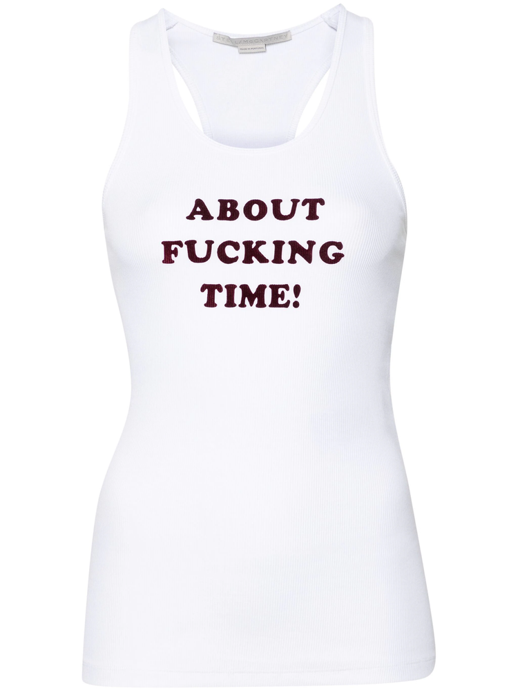 About F* Time tank top