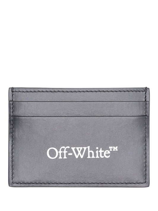 BOOKISH CARD CASE BLACK - WHITE