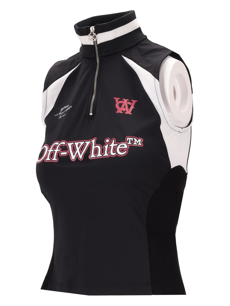 TECH JER SERENA S/L TOP BLACK - WHITE