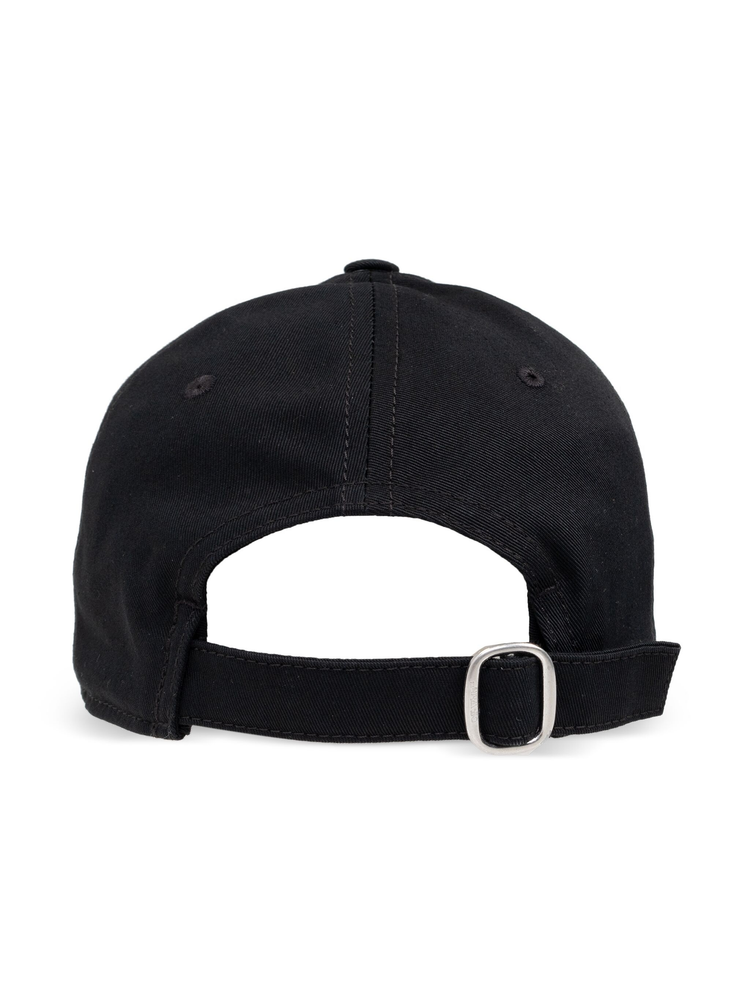 logo-embroidered cotton cap