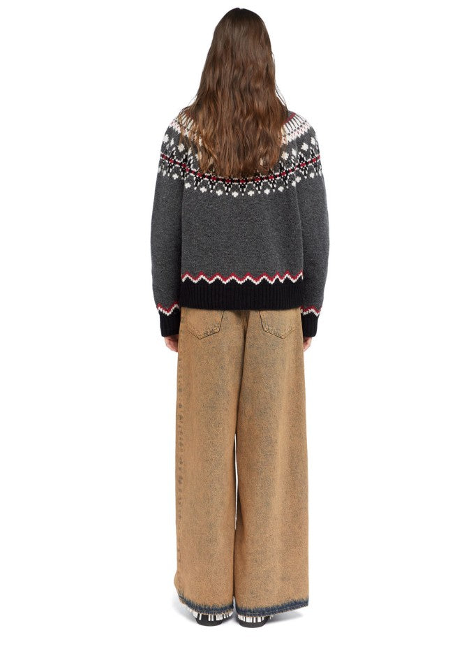SWEET WINTER JACKET OLIVA/MULTICOLOR