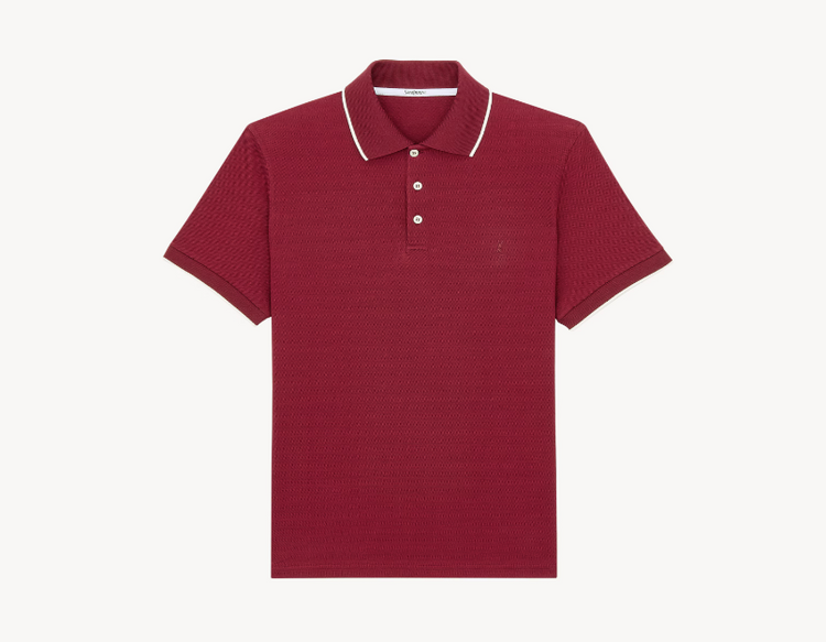 POLO FITTE BICOLORE PIQ