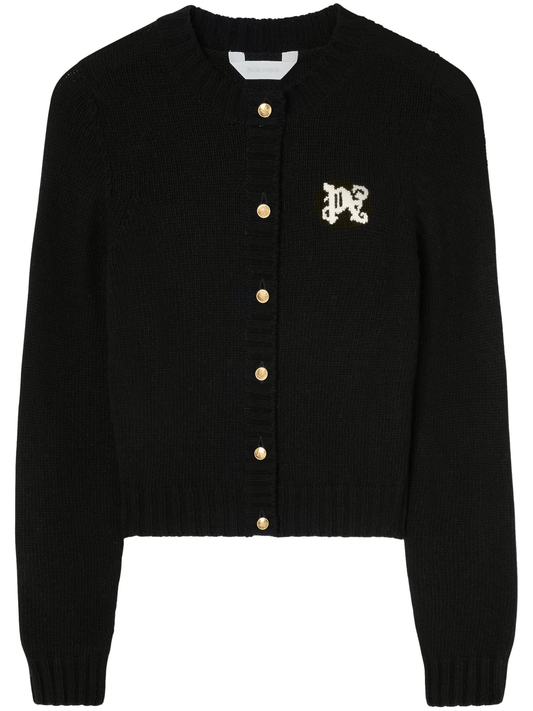PA Monogram-intarsia cardigan