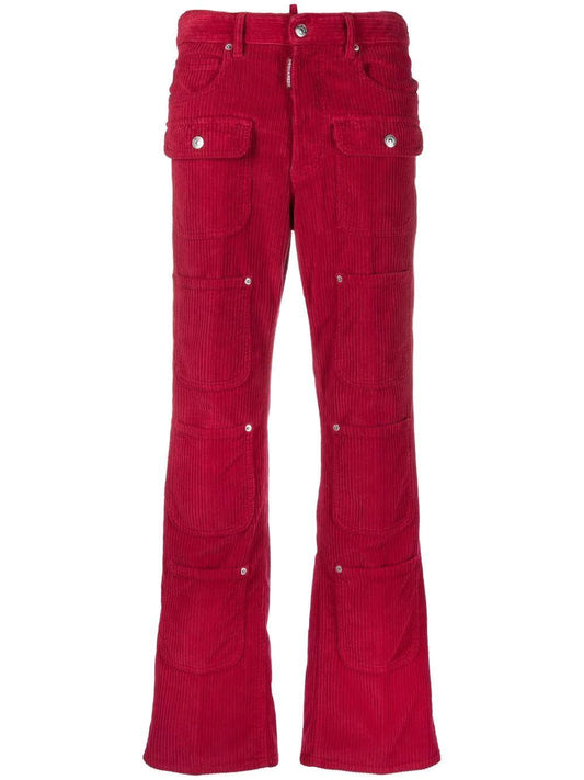 DSQUARED2 corduroy straight-leg jeans