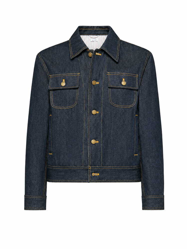 BACKSTRAP UTILITY JACKET (22") IN JAPANESE SELVEDGE DENIM