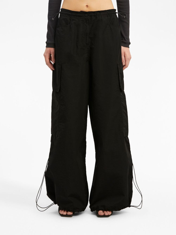 PALM ANGELS high-rise parachute trousers