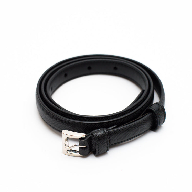 PRADA saffiano slim belt