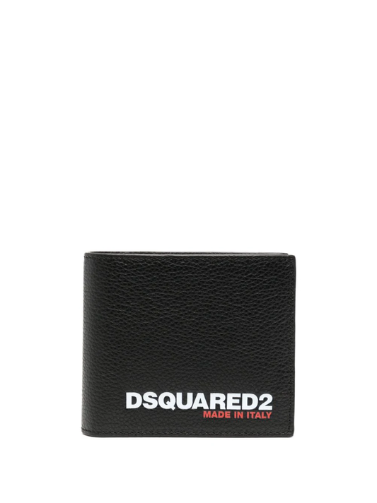 logo-debossed bi-fold wallet