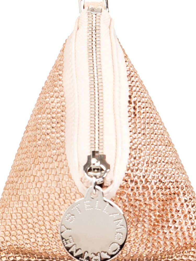 crystal-embellished fringed mini bag