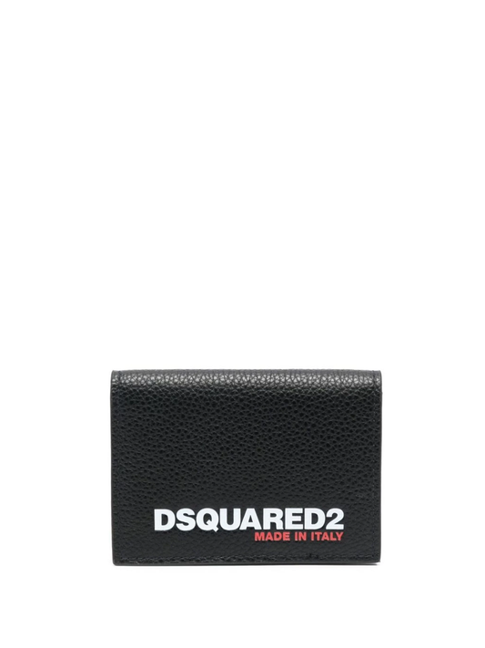 logo-print bifold wallet