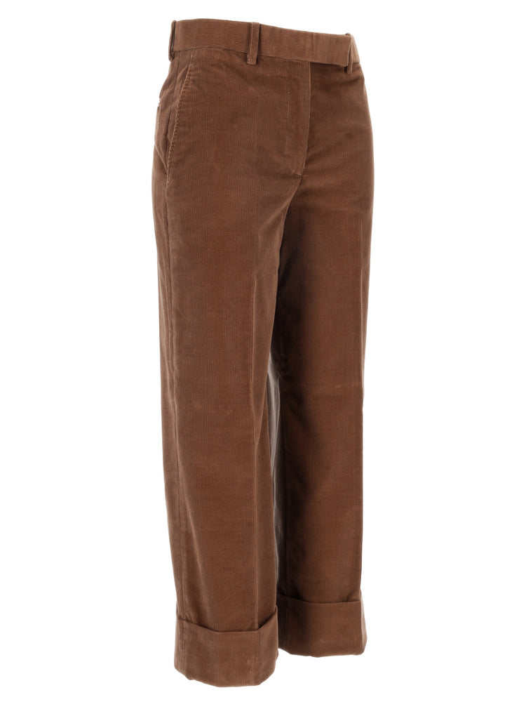 FIT 2 - BELTLOOP SACK TROUSER IN NARROW WALE CORDUROY