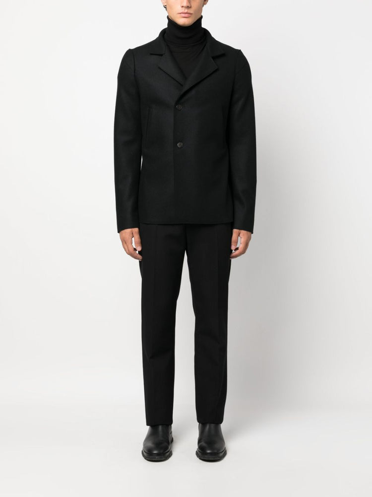 SAPIO double-breasted cotton-wool blazer