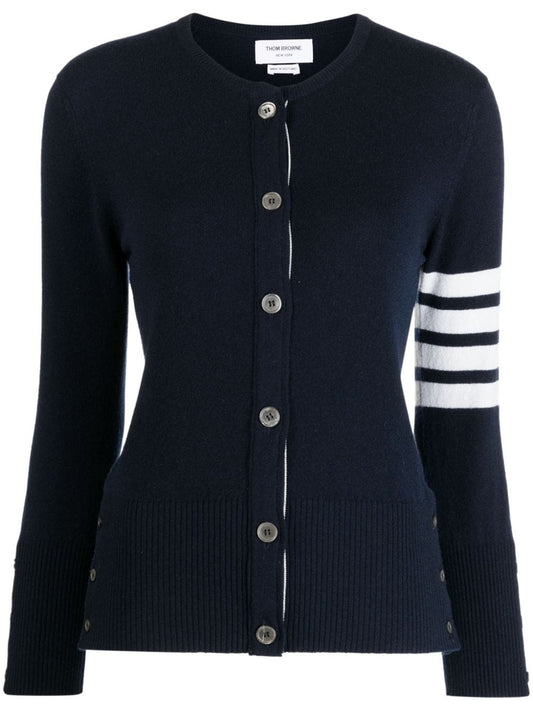 4-bar stripe cardigan