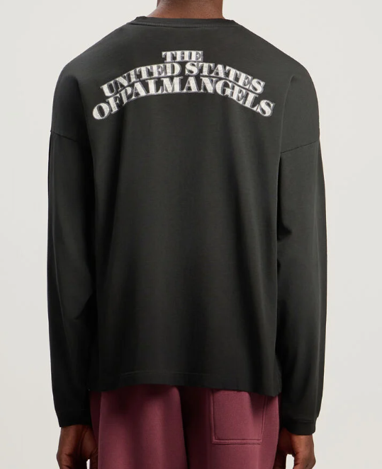 PA DOLLAR LOOSE TEE L/S VINTAGE BLACK -