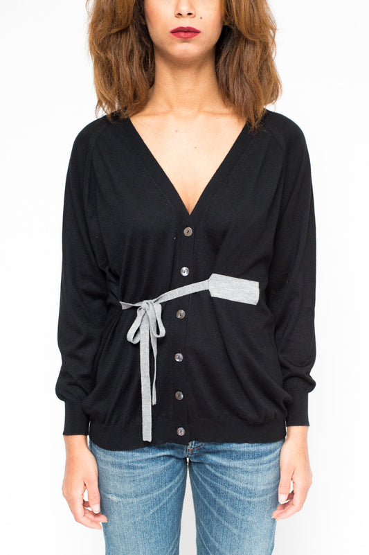 LA ROSE cardigan black