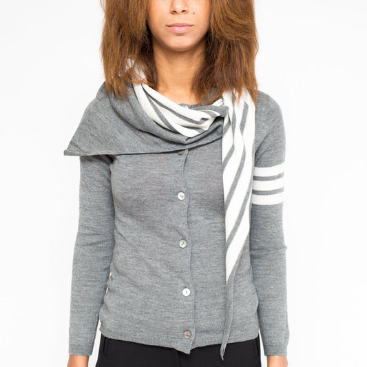 LA ROSE scarves grey