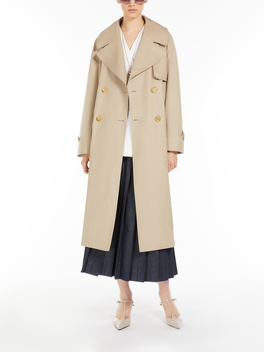 MTrench double-breasted trench coat in water-repellent twill