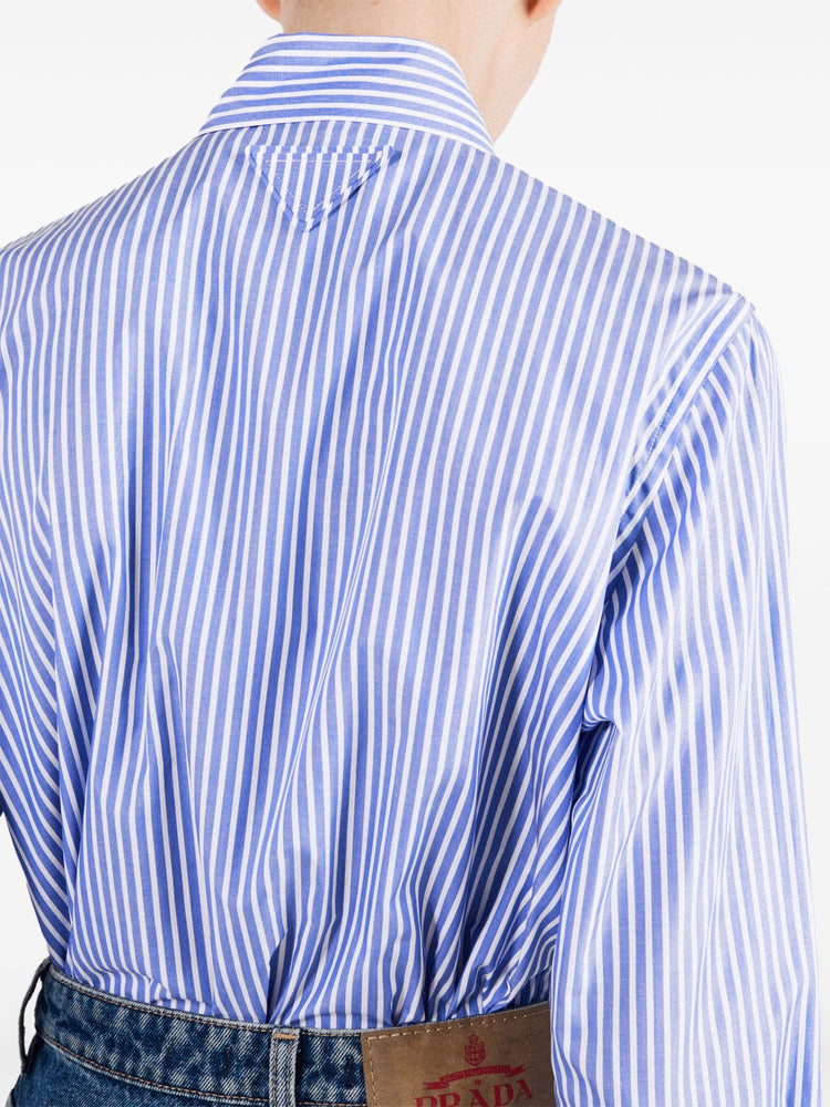 embroidered stripe shirt