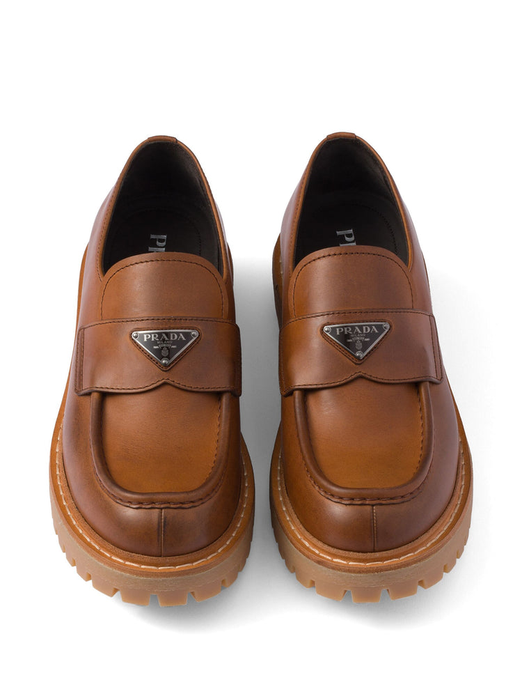 leather loafers