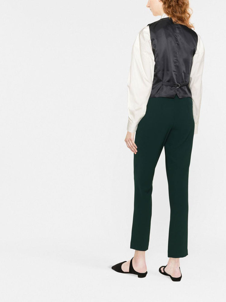 PAROSH cropped elasticated trousers