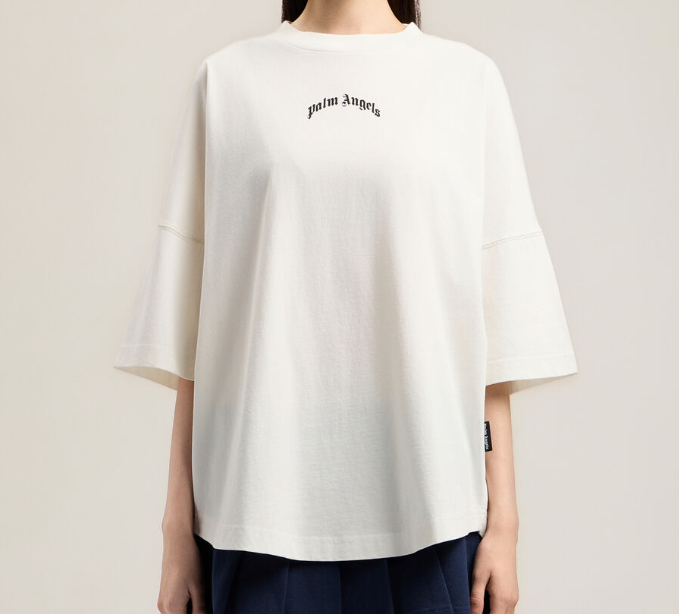 CURVED LOGO OVER TEE