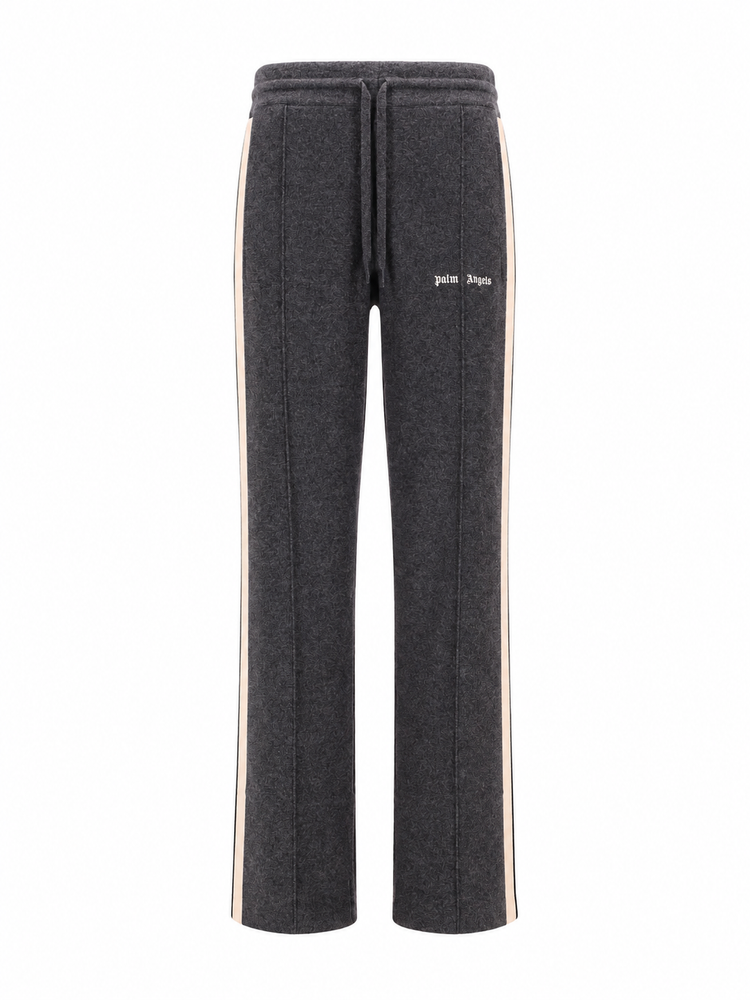 CLASSIC LOGO KNIT TRACK PANTS DARK GREY