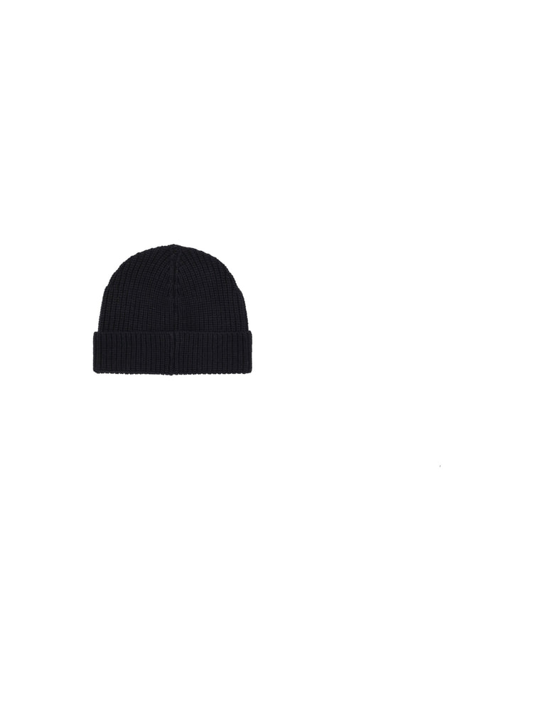 BOOKISH CLASSIC KNIT BEANIE BLACK - WHIT