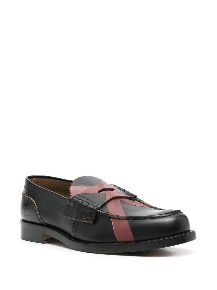 leather loafers