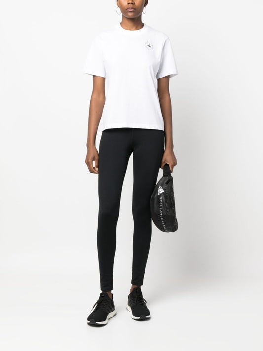 ADIDAS by STELLA McCARTNEY logo-print short-sleeved T-shirt