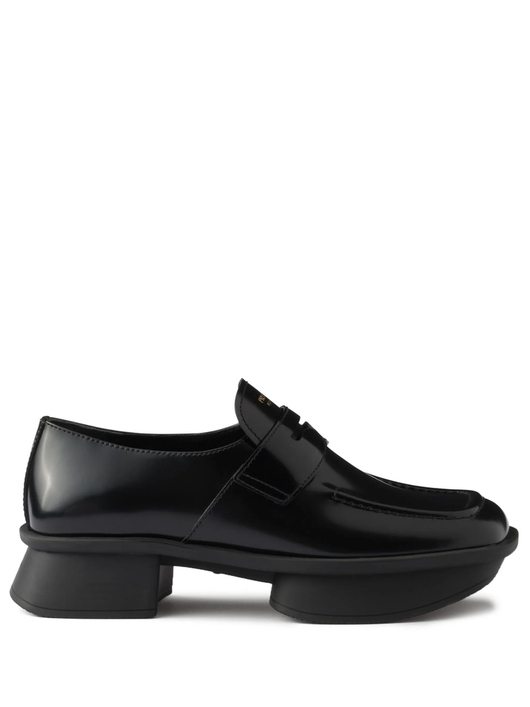 leather loafers