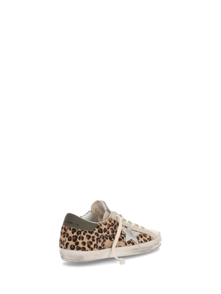 SUPER-STAR CLASSIC WITH LIST HORSY UPPER FABRIC TOE LAMINATED STAR LEATHER HEEL