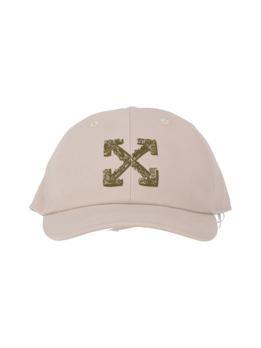 ARROW SCRIBBLE BASEBALL CAP SAND - DARK
