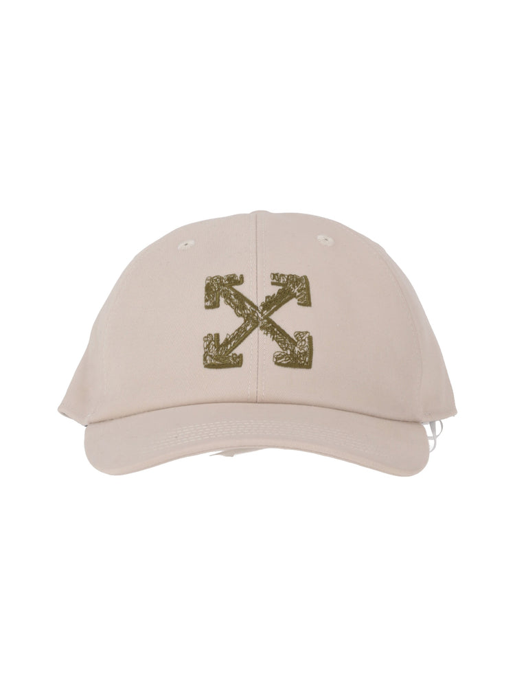 ARROW SCRIBBLE BASEBALL CAP SAND - DARK